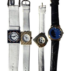 Lot of 4 Shiffon Ladies Watches